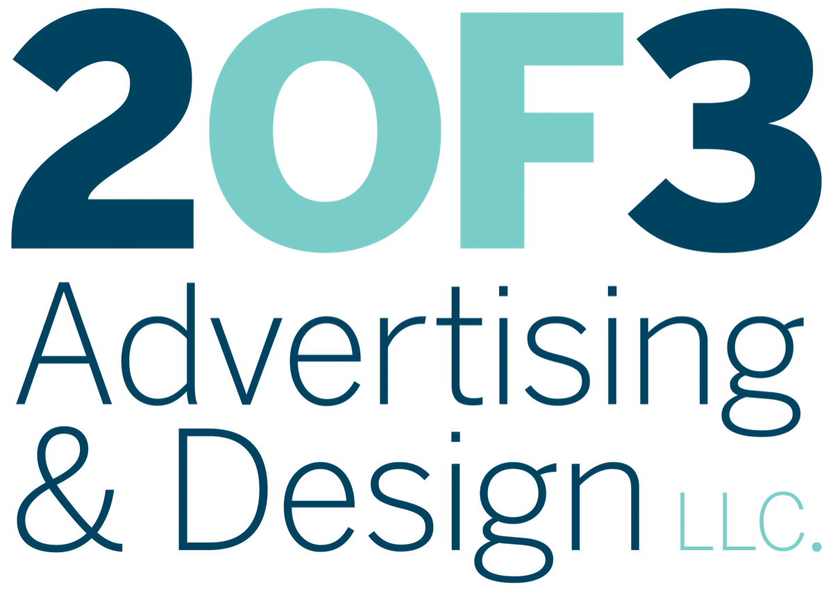 2OF3 Advertising & Design LLC logo